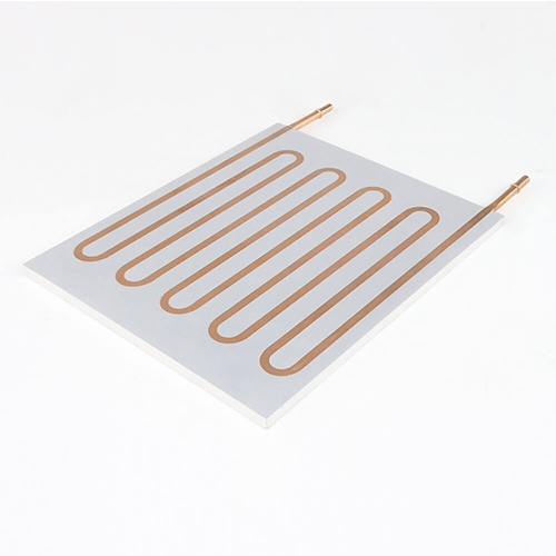 High dense bending copper pipe water cooling plate fast cooling water cold plate