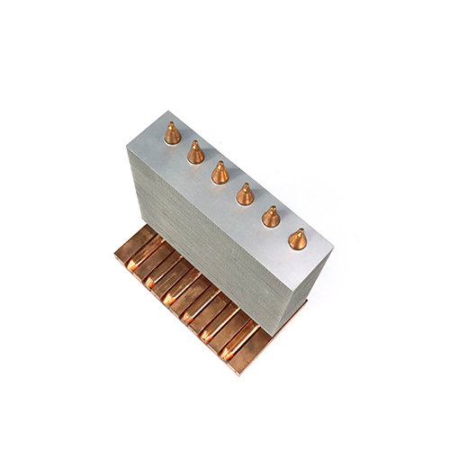 Medical Heat Sink Medical Heat Pipe Soldering Radiator With Zipper Fin