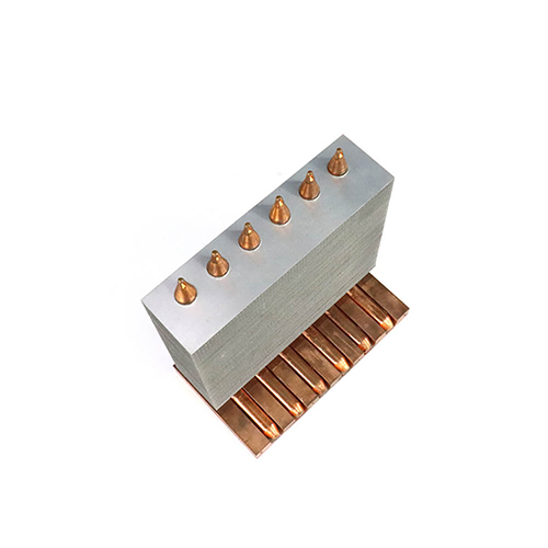 Medical Heat Sink Medical Heat Pipe Soldering Radiator With Zipper Fin