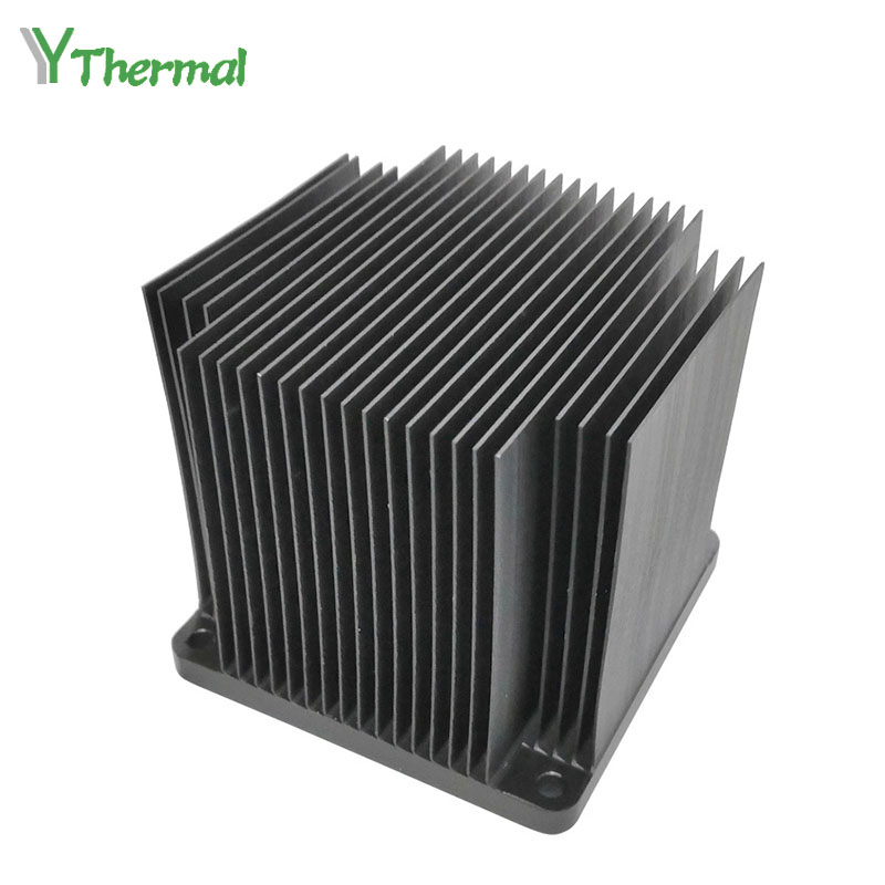 Radiateur de chaleur noir anodisé en aluminium Raspberry Pi 4 dissipateur de chaleur extrudé