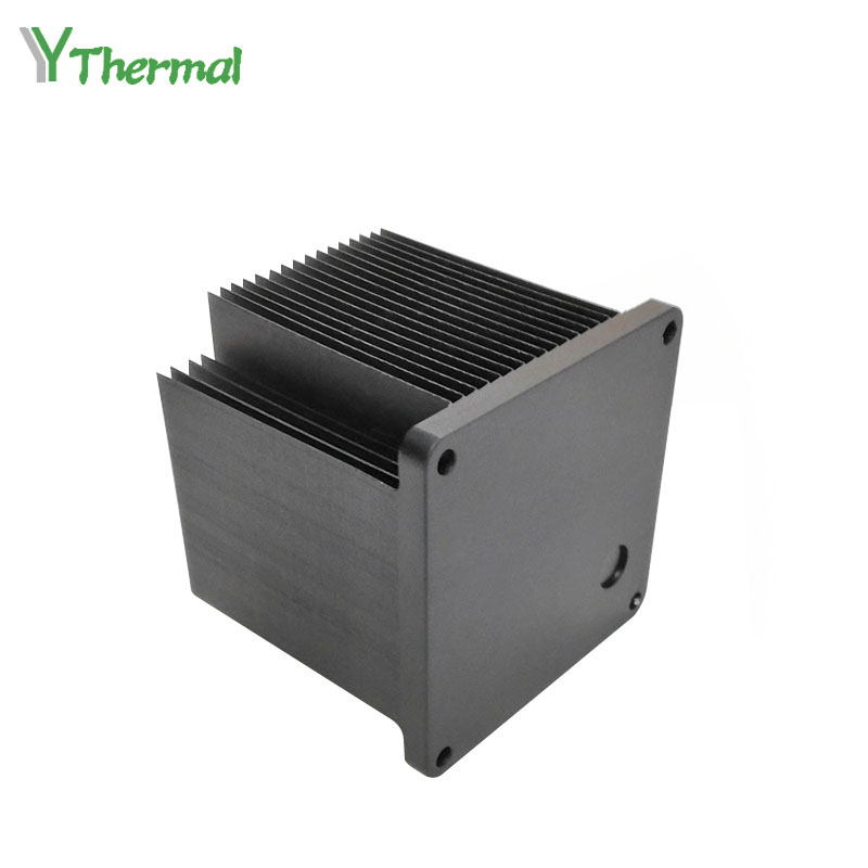 Radiateur de chaleur noir anodisé en aluminium Raspberry Pi 4 dissipateur de chaleur extrudé