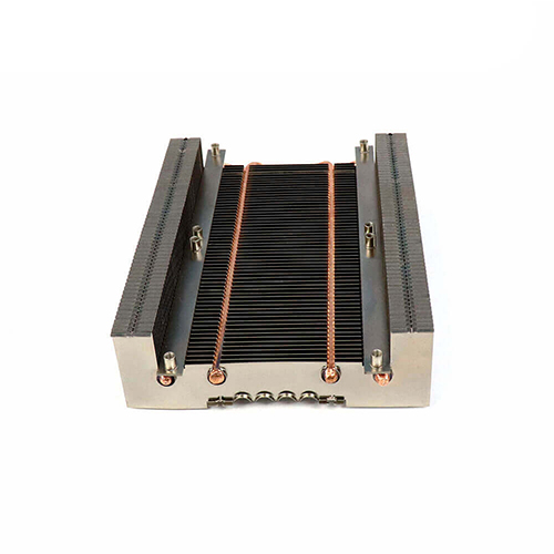 Medical Heat Sink Copper Block Heat Pipe Soldering Radiator