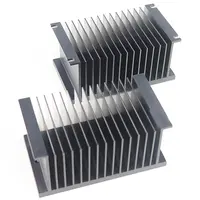 Anodized Black Aluminum Extrusion Extruded Heat Sink