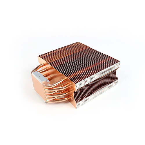 New technology Copper and aluminum combined fins CPU heat sink for computer