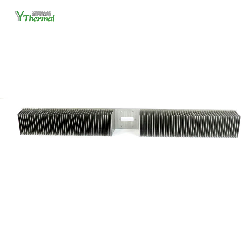 LED Heat Sink Finned Heat Pipe Double Tower Radiator