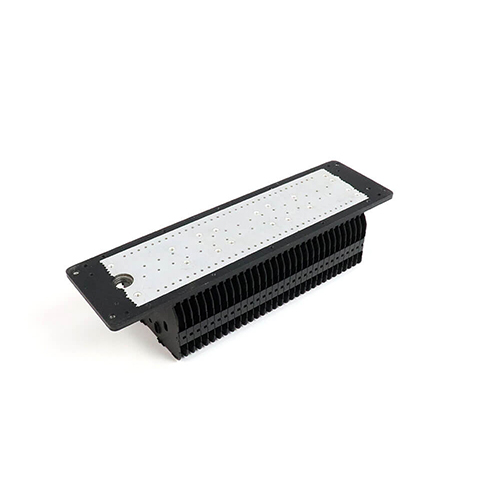 Aluminum profile Led growing light heat sink anodized black LED light radiator