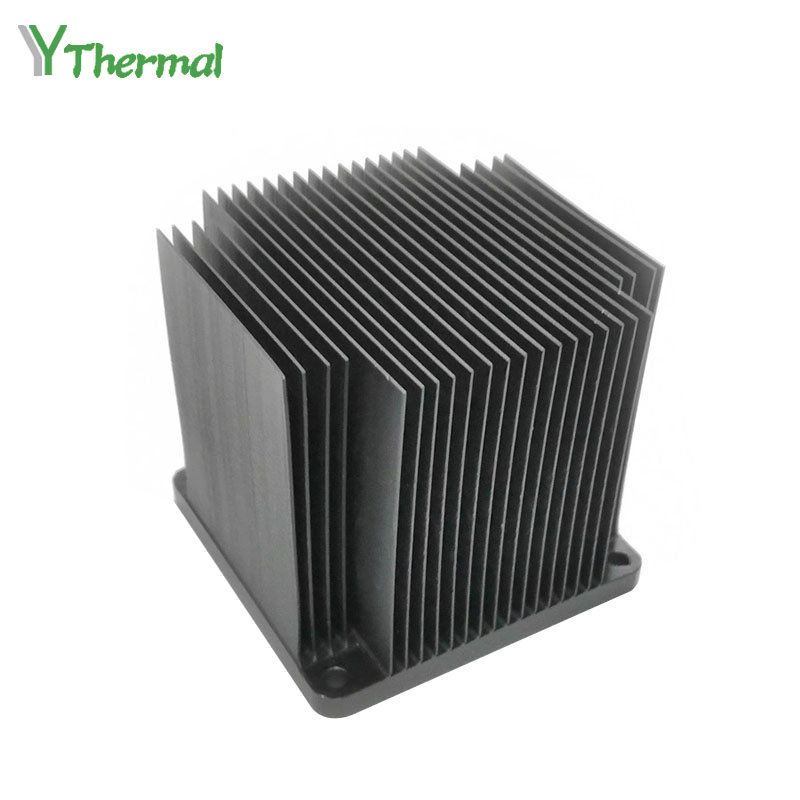 Radiateur de chaleur noir anodisé en aluminium Raspberry Pi 4 dissipateur de chaleur extrudé