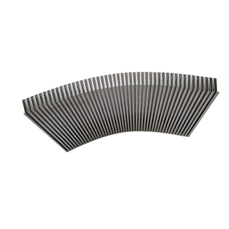 China Aluminum Folded Fin Heat Sink