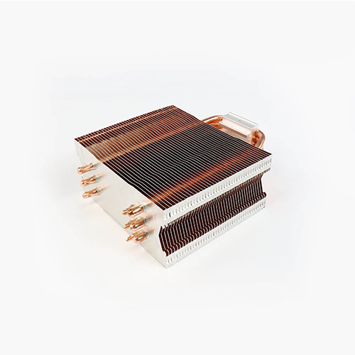 New technology Copper and aluminum combined fins CPU heat sink for computer