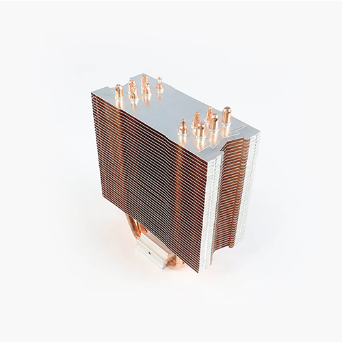 New technology Copper and aluminum combined fins CPU heat sink for computer