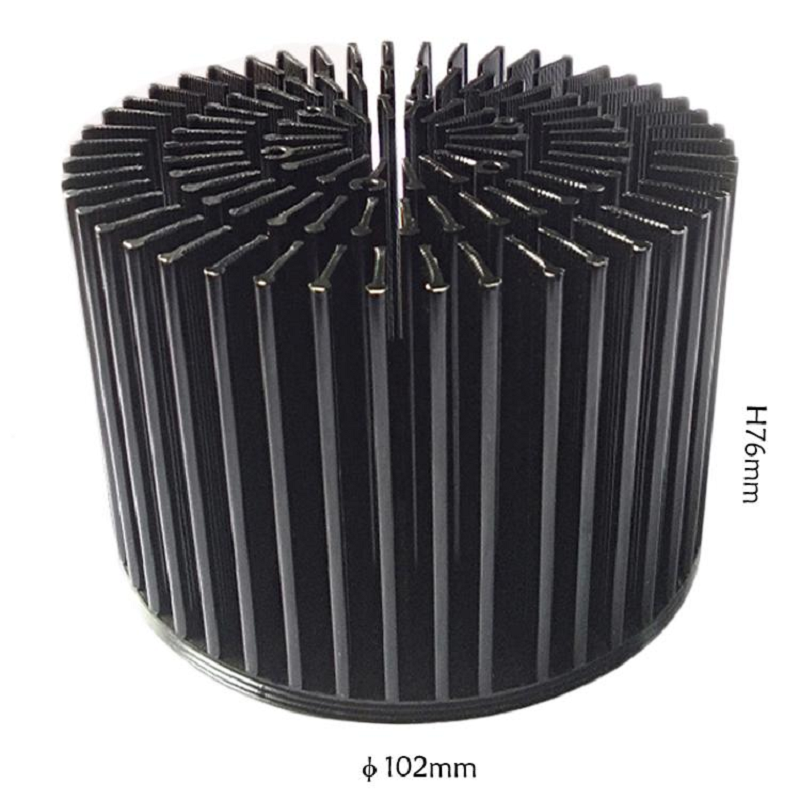 LED Cold Forging Aluminum COB Heat Sink For Down Light