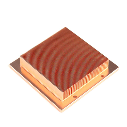 Small High Dense Copper Skiving Heat Sink For Chip