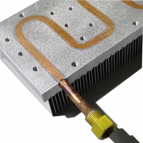 IGBT Heat Sink With Copper Tube Water Cooling