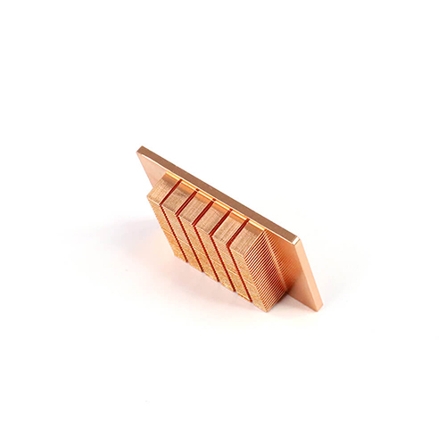 Seperated Fins Copper Skiving Heat Sink Vertical Fins Copper Skived Heat Sink