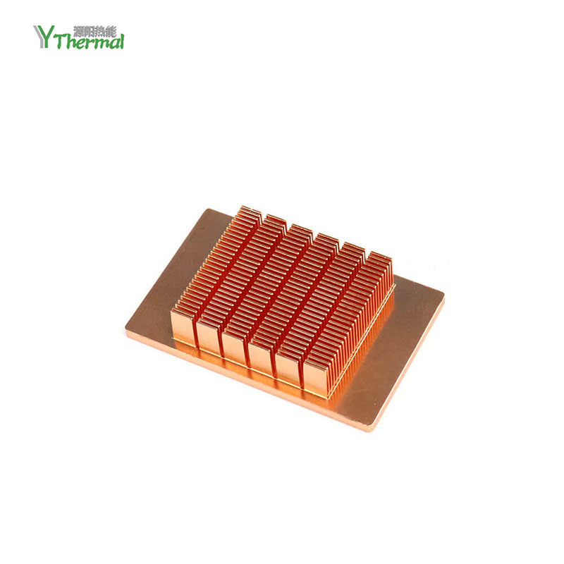 High Density Copper Pin Fins Skived Heatsink