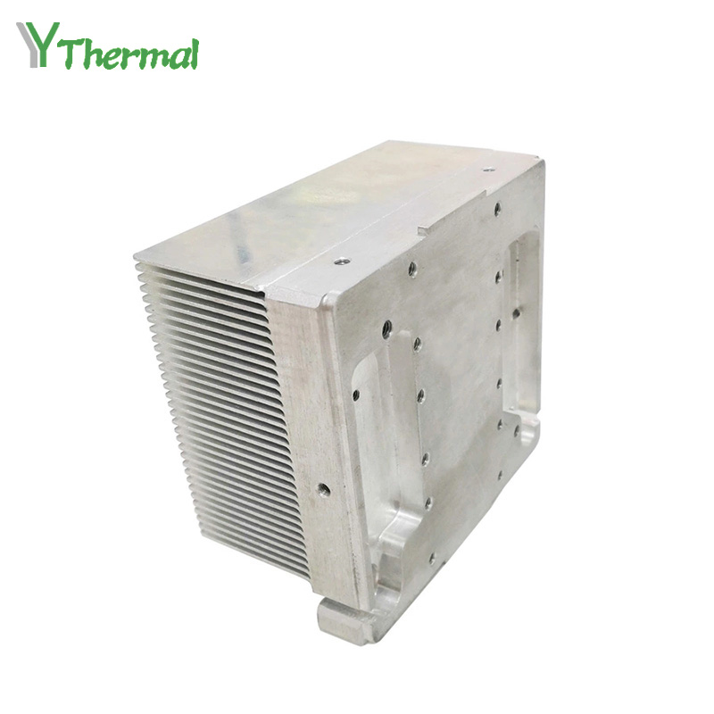 Aluminum Skived Fin Heat Sink CNC Machined Skiving Fin Heat Sink