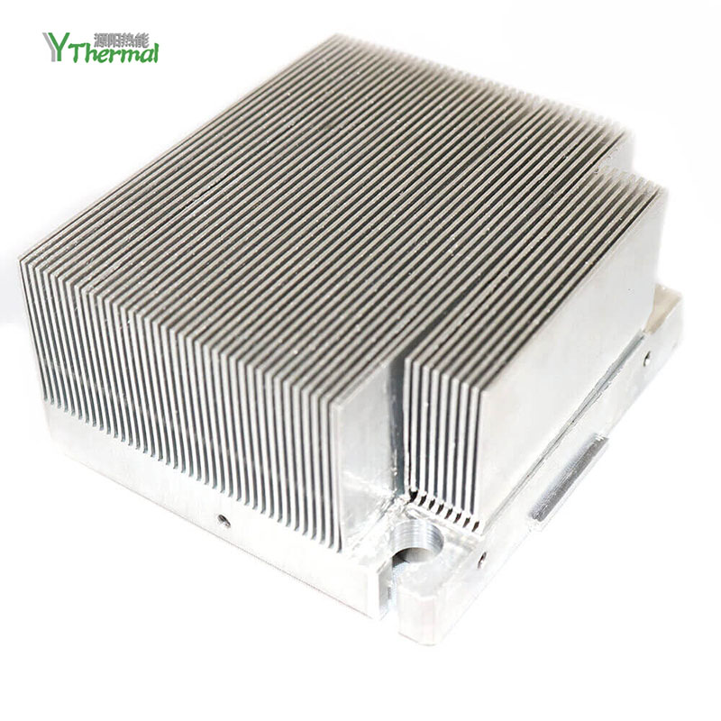 Refroidissement par dissipateur thermique en aluminium avec ailettes