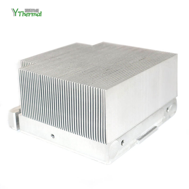 Refroidissement par dissipateur thermique en aluminium avec ailettes