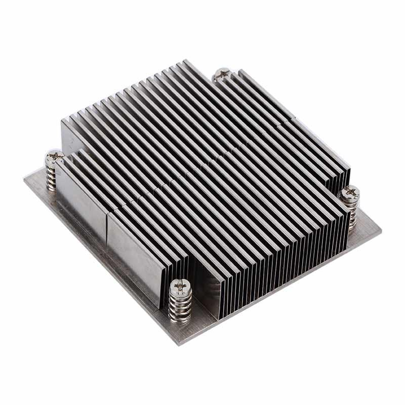 Folded Fin Heat Sinks aluminum