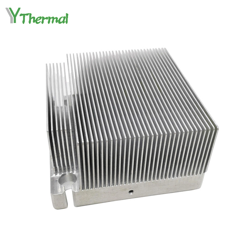 Aluminum Skived Fin Heat Sink CNC Machined Skiving Fin Heat Sink