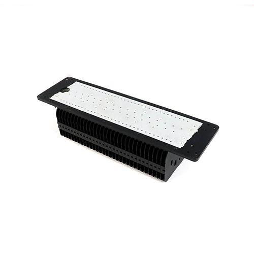 Aluminum profile Led growing light heat sink anodized black LED light radiator