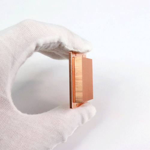 Small High Dense Copper Skiving Heat Sink For Chip