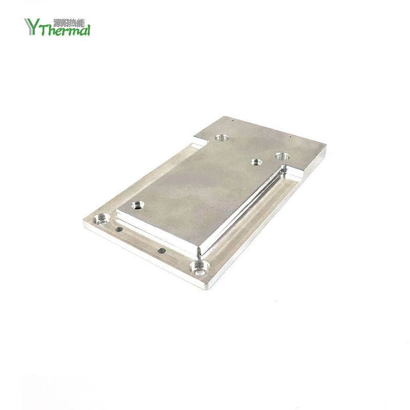 Double Channel Liquid Cold Plate Heat Sink Thermal Skiving Fin Heatsink