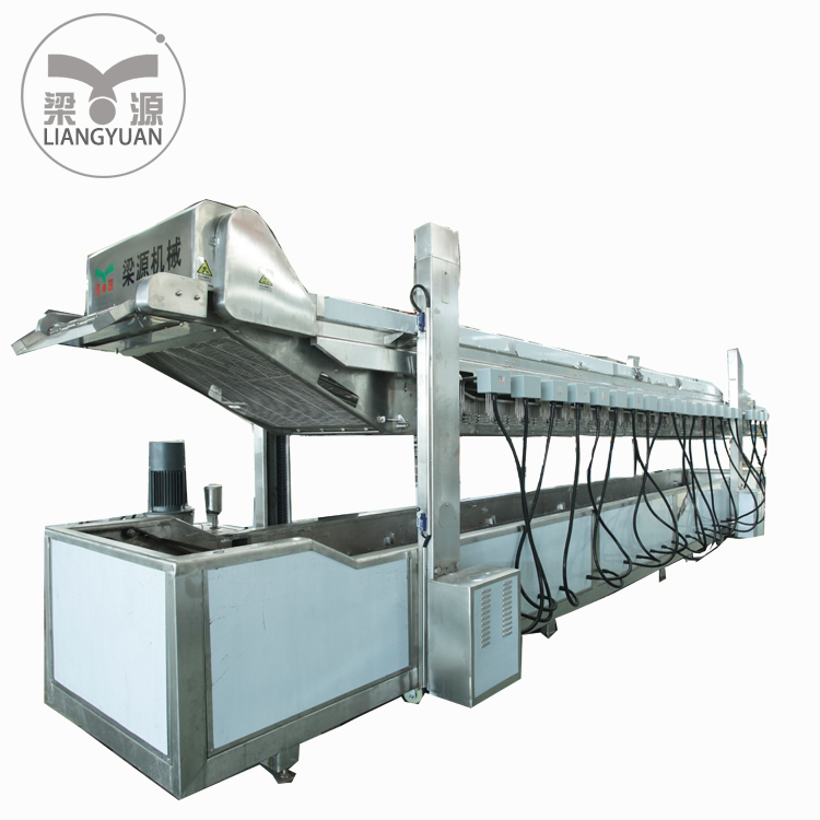 Pet food frying machine