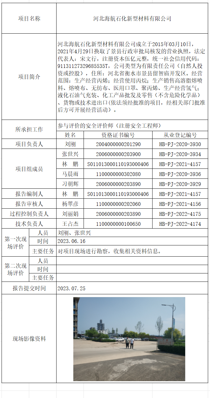 河北海航石化新型材料有限公司