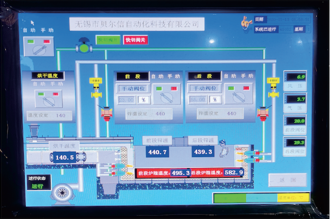镀锌炉系统监控 Galvanizing furnace system monitoring