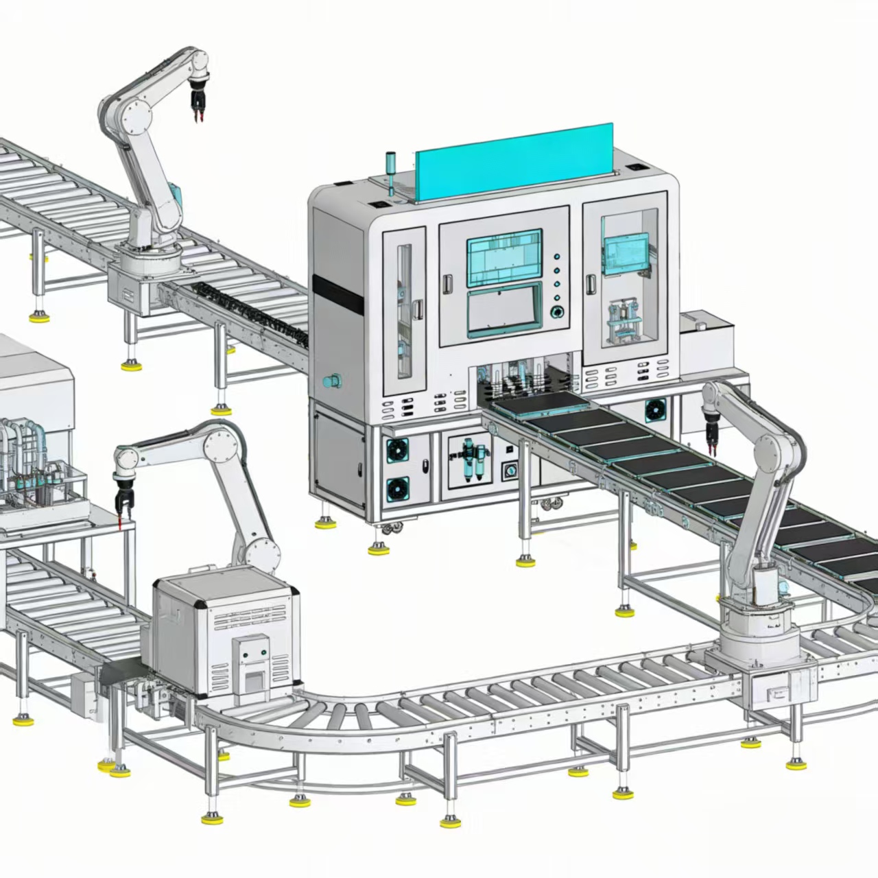 手机屏“秒装”的秘密武器：透视高速组屏设备如何重塑制造格局