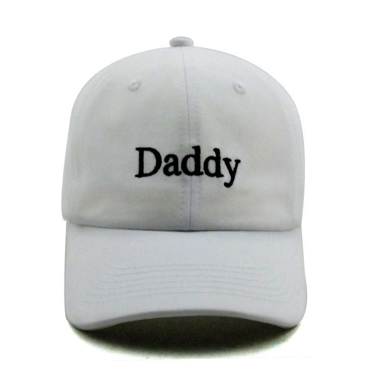 Wholesale Custom Logo Embroidered White Dad Hats | OEM ODM Premium Cotton Baseball Caps | Factory Price Unisex Daddy Sport Caps