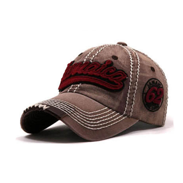 Wholesale Vintage Washed Embroidery Baseball Cap for Men Women Casual Outdoor Daily Wear