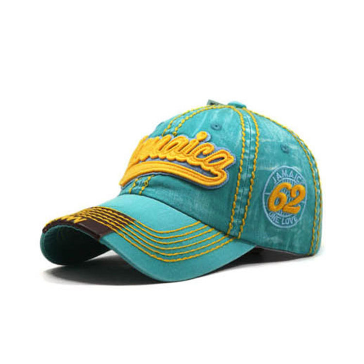 Wholesale Vintage Washed Embroidery Baseball Cap for Men Women Casual Outdoor Daily Wear