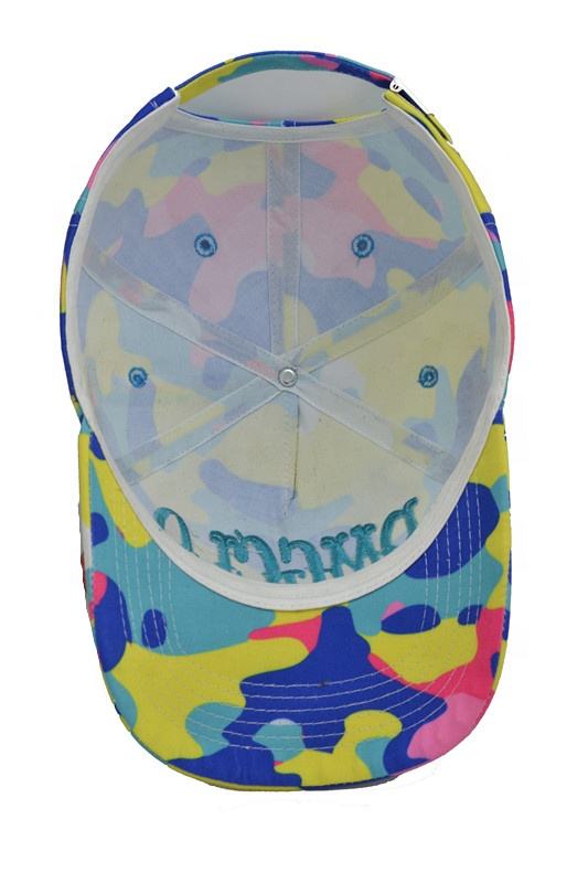 Factory Direct Supplier vibrant multicolor camo thick 3D embroidery baseball caps universal men women baseball hats for hip hop streetwear casual sports matchin
