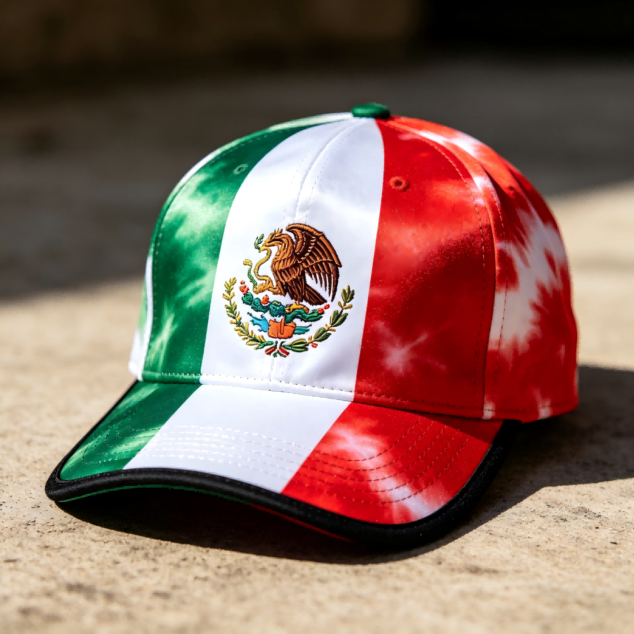 Mexico flag baseball cap