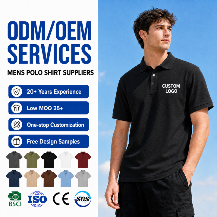 Wholesale Custom Men's T-Shirts & Hoodies | Low MOQ 25+ OEM ODM Apparel Supplier | One-Stop Professional Clothing Customization