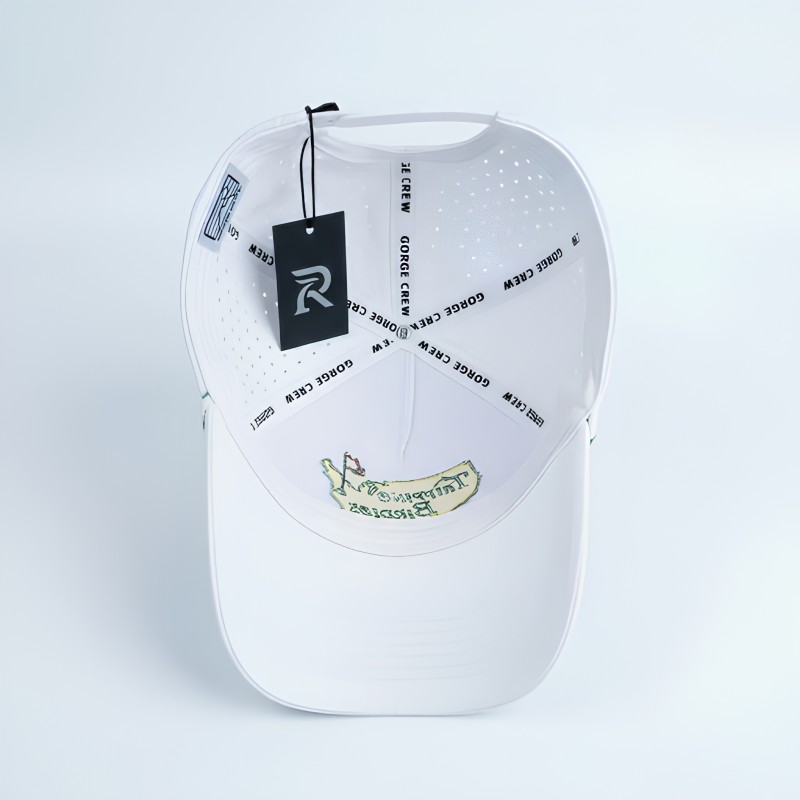Factory ODM Waterproof Breathable Drilled Golf Rope Hats Custom Birdie Embroidery For Summer Golf Sun Protection