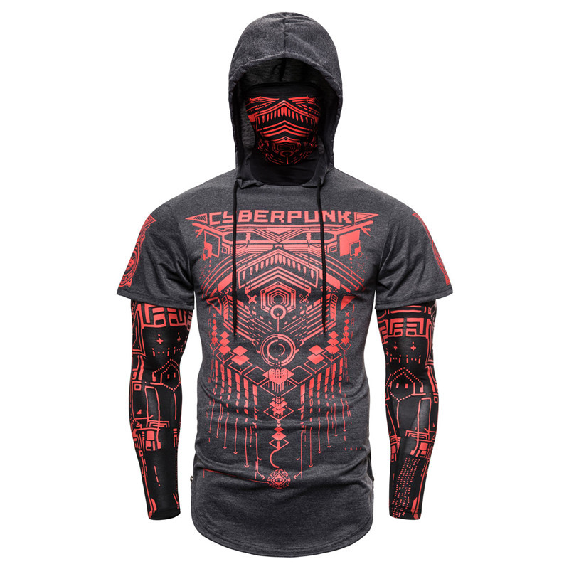 Wholesale Cyberpunk Techwear Hoodie Set | Custom Logo Compression Sportswear | OEM ODM Urban Tactical Apparel Factory