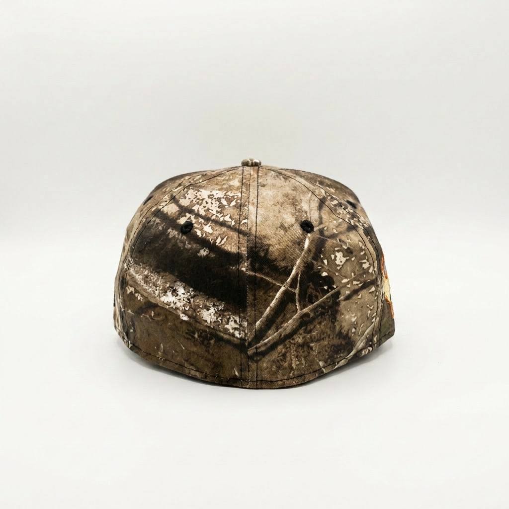 Manufacturer Wholesale Hunting Camo Twill 6 Panel Flat Brim Fitted Snapback Hats Closed Back Custom Hockey Team Embroidery Unisex A Frame Caps