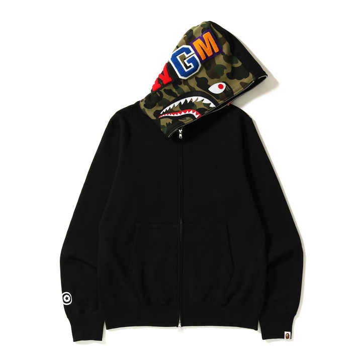 Wholesale Street Wear Oversized Full Zip Up Full Face Hoodie 100% Cotton OEM Embroidery Hoodie