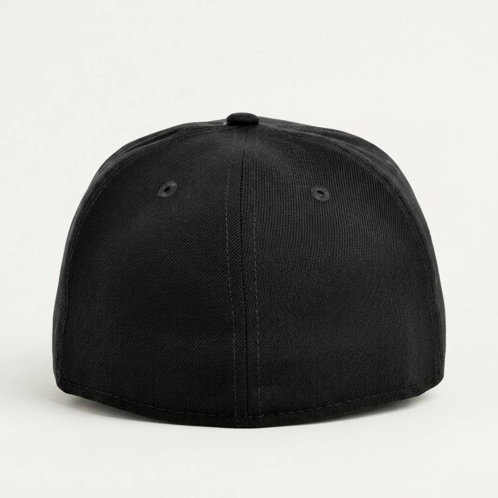 Manufacturer Wholesale Blank Plain Twill 6 Panel Flat Brim Fitted Snapback Hats Dark Grey Closed Back Unisex A Frame Baseball Caps