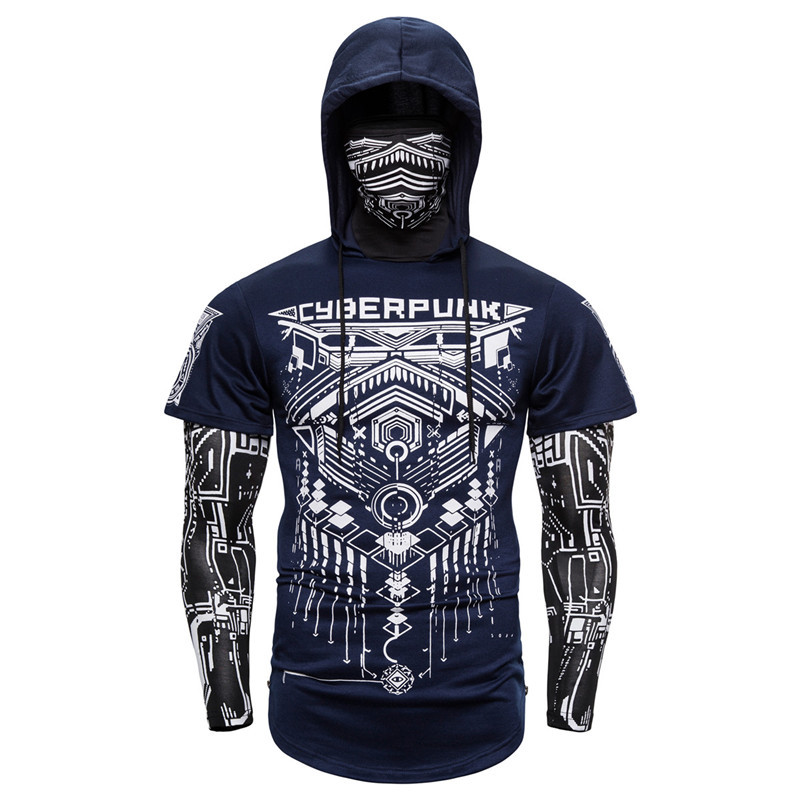 Wholesale Cyberpunk Techwear Hoodie Set | Custom Logo Compression Sportswear | OEM ODM Urban Tactical Apparel Factory