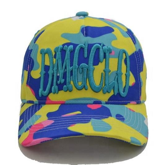 Factory Direct Supplier vibrant multicolor camo thick 3D embroidery baseball caps universal men women baseball hats for hip hop streetwear casual sports matchin