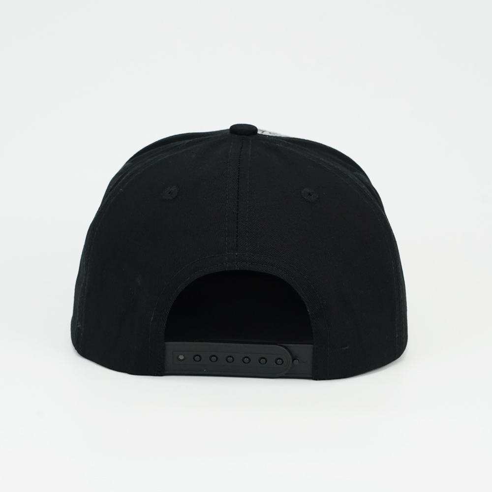 Wholesale Twill Two Tone Flat Bill Snapback Caps 3D Embroidery Colorful Graffiti Inner Brim for Men Hip Hop Streetwear