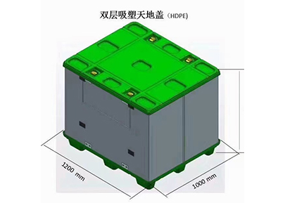 吹塑围板箱