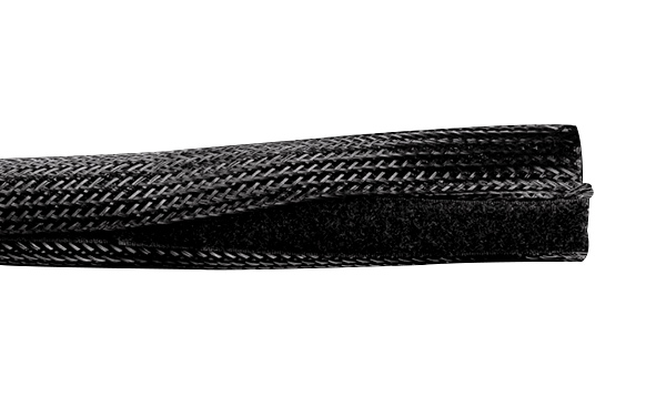 Velcro self winding woven tube