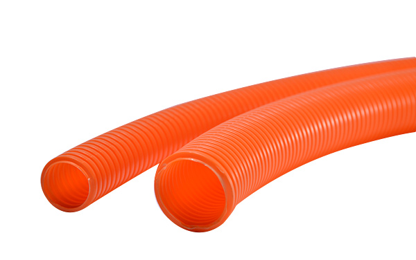 PP polypropylene flame retardant corrugated pipe 105 degree series