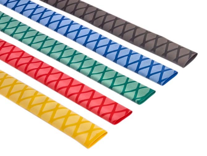 Anti slip patterned tube