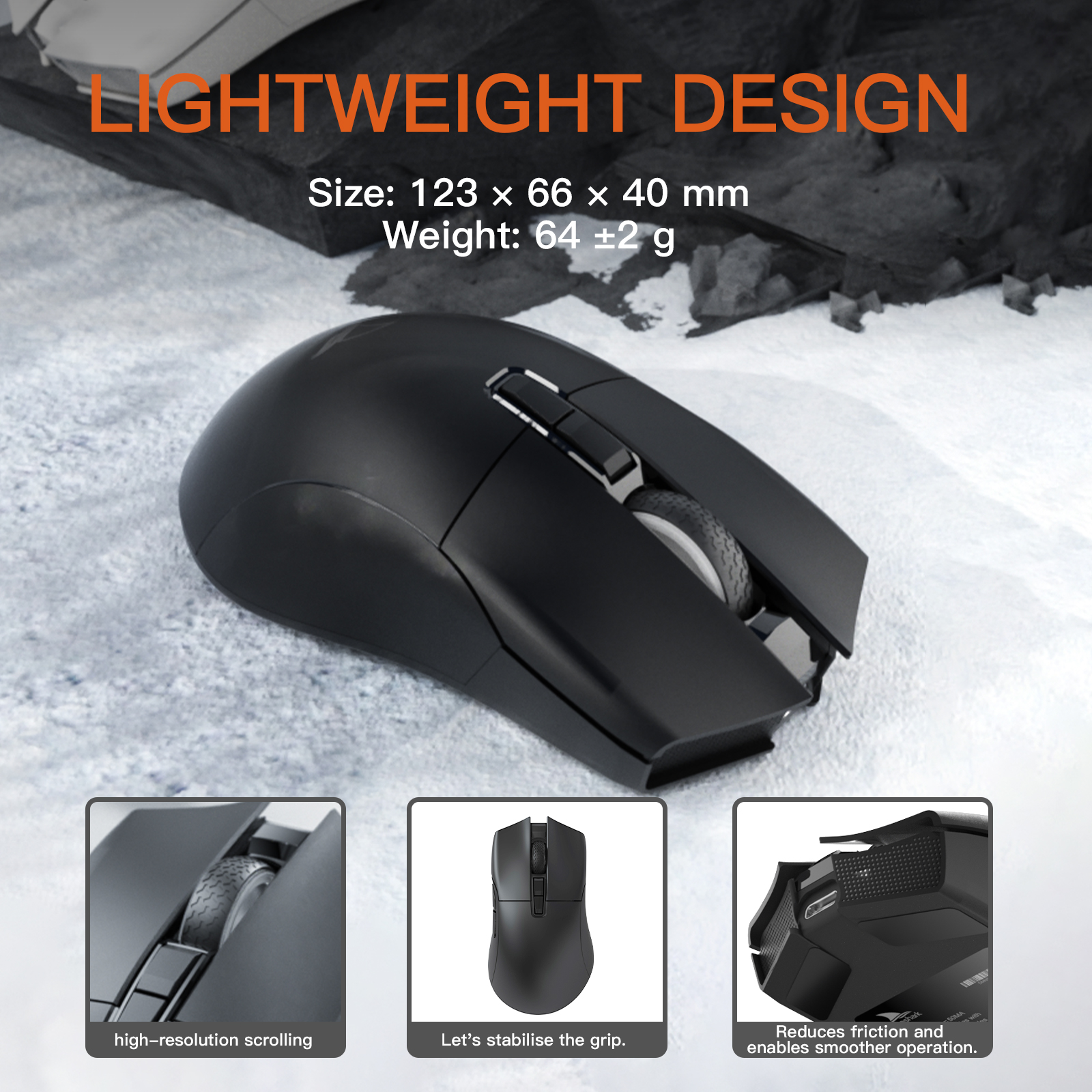 Darmoshark-N3 Tri-Mode Gaming Mouse